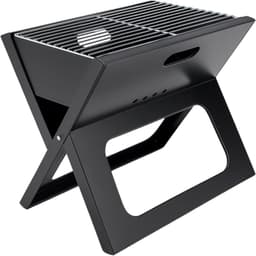 Cheqo® Opvouwbare Barbecue - Draagbare Houtskool BBQ - Portable BBQ - Draagbaar en Inklapbaar - Voor Camping en Strand - Camping BBQ - Houtskool — thumbnail 4