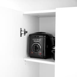 Progress EK2969PBLKVDE Compacte 1L Mini Friteuse - Verwijderbare antiaanbak kookmand, Gemakkelijk te reinigen, Antislip, Instelbare temperatuurregeling, Aanrecht frietpan, Geurreducerend filter, 950W — thumbnail 3