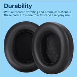 Vervangende Oorkussens voor SteelSeries Arctis Nova Pro Wireless Hoofdtelefoons van MMOBIEL – Memory Foam en Protein PU Koptelefoon Oorkussens - Noise Isolation Earpads – Zwart — thumbnail 2