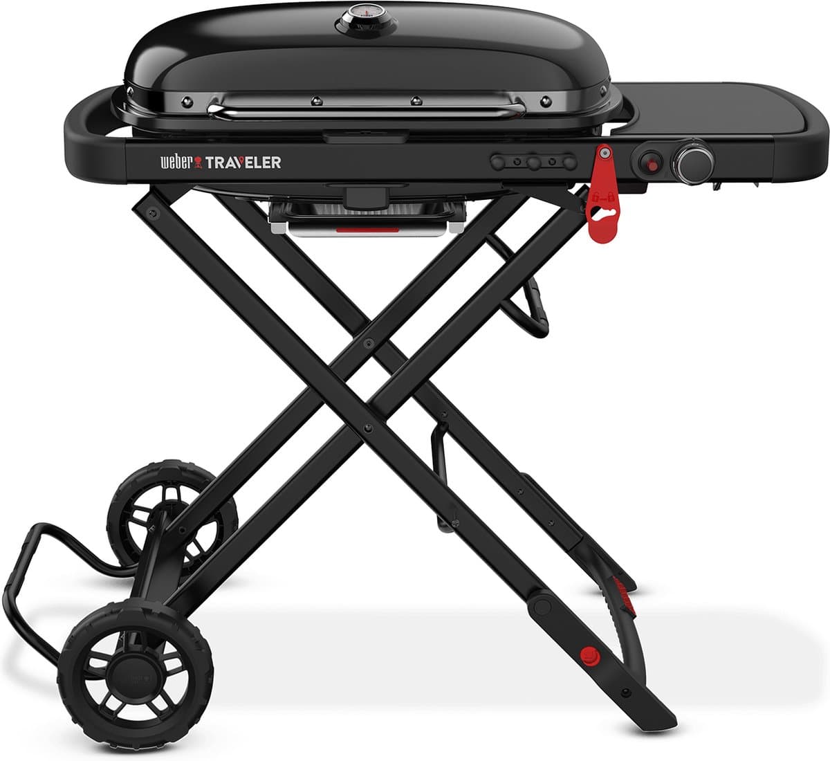Weber Traveler-gasbarbecue Stealth-editie — afbeelding 1