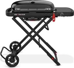 Weber Traveler-gasbarbecue Stealth-editie — thumbnail 1