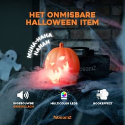 Rookmachine Halloween - Pompoen rookmachine met LED’s - Voor Halloweenfeestjes - met afstandsbediening — thumbnail 2