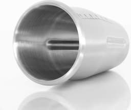 HCB® - Professionele Horeca Milkshakemixer - dubbel - 2 x 750 ml - RVS / INOX Milkshakemaker - 17x35x52 cm (DxBxH) - 6 kg - 1361 — thumbnail 4