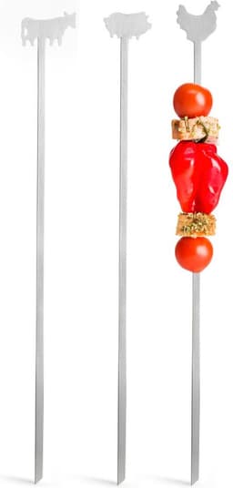 Sagaform Vleespen BBQ - Zilver — thumbnail 1