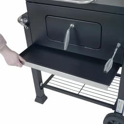 Vaggan Luxe Houtskool Barbecue - Grilloppervlak (LxB) 44 X 32 cm - Staal - Matzwart — thumbnail 5