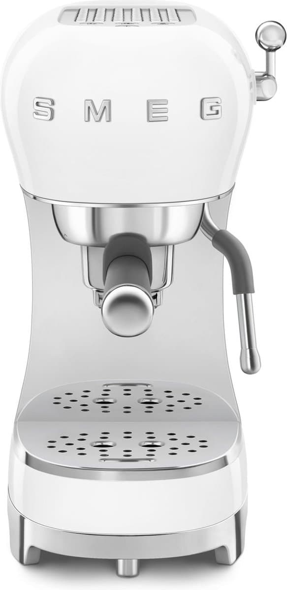 SMEG ECF02WHEU - Handmatige espressomachine - Wit - Stoompijp — afbeelding 1
