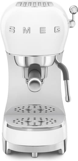 SMEG ECF02WHEU - Handmatige espressomachine - Wit - Stoompijp — thumbnail 1