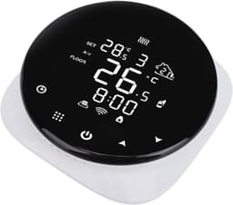 Slimme Vloerverwarming Thermostaat - Afstandsbediening Temperatuurregelaar - Comfort Verhoging - Smartphone Bediening - Compact Ontwerp - Wit — thumbnail 4