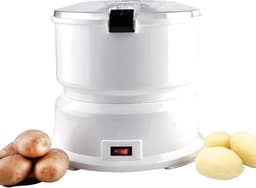 Aardappelschilmachine Elektrisch - Automatische Schillen - Grote Hoeveelheden Schillen - Eén Knop Bediening - 1kg Capaciteit - Wit — thumbnail 1