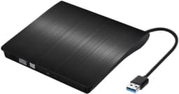 Externe DVD Speler - USB DVD Drive - Films Kijken - Snelle Gegevensoverdracht - Slim - Zilver — thumbnail 5