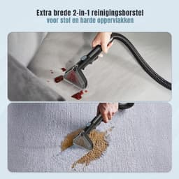 RUX® Vlekkenreiniger - Vlekkenreinigers - Tapijtreiniger Machine - Vlekkenreiniger Bank - Zwart - 40cm x 30cm x 35cm — thumbnail 4