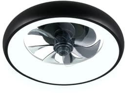 Plafondventilator | 40 cm | plafond ventilatoren | LED | zwart | kunststof | modern functioneel design — thumbnail 5