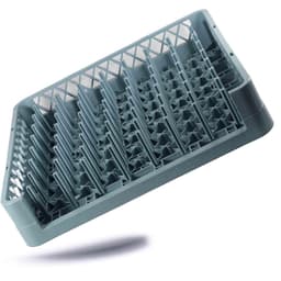 Afwasmand Horeca - Bordenmand Mokkenmand - Grote Keukens - Aanpasbare Indeling - 50 x 50 x 10 cm - Grijs — thumbnail 1