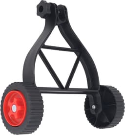 Ondersteuning Wiel voor Grasmaaier en Trimmer - Zwarte Handwagen Wielen met Schoffel voor Tuinieren . — thumbnail 1