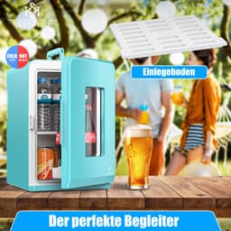KESSER® Tafelmodel Koelkast 15 Liter AC DC 220-240V en 12V - Mini Koelkast Vrijstaand met Verwarmingsfunctie - Koelbox ideaal voor Auto en camperen - — thumbnail 3