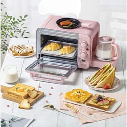 Airfryer Oven Combo - Mini Ovens - Snelle Maaltijden Bereiden - Grote Capaciteit - 12 Inch - Roze — thumbnail 2