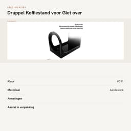 Dailygoods- Koffiestand Geschikt voor Outin Nano Koffiemachines - Drup Koffiestand - PLA Constructie - Stabiliteit - Nauwkeurige Pasvorm - Lichtgewicht 215g - Koffiehouder — thumbnail 3
