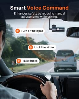 70mai Dashcam M310 Plus 2K, 1440P dashcam auto, wifi, nachtzicht, bewegingsdetectie, time-lapse-opname, WDR, loop-opname, parkeermodus, wifi, app, max. 256 GB — thumbnail 2