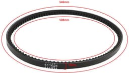 Dailygoods- Variator Riem Aandrijfriem - Compatibel met HAYTER Spirit 619 - Harrier 41/48/56 - Grasmaaier - Onderdeelnummer 411024 - Zwart — thumbnail 5