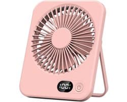KZQ Mini Ventilator Voor Huisdierendrager Rugzak En Luchtkoepel Rugzak - Geschikt Voor Katten En Honden - Goedgekeurd Voor Vliegreizen - Voor Reizen Wandelen En Buiten - Perzikkleurig
