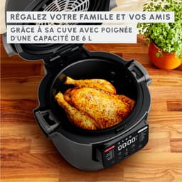 Multikoker Airfryer - Alles-in-één Keukenapparaat - Gezonde Maaltijden Bereiden - 12 Kookprogramma's - 6 Liter Capaciteit - Grijs — thumbnail 5