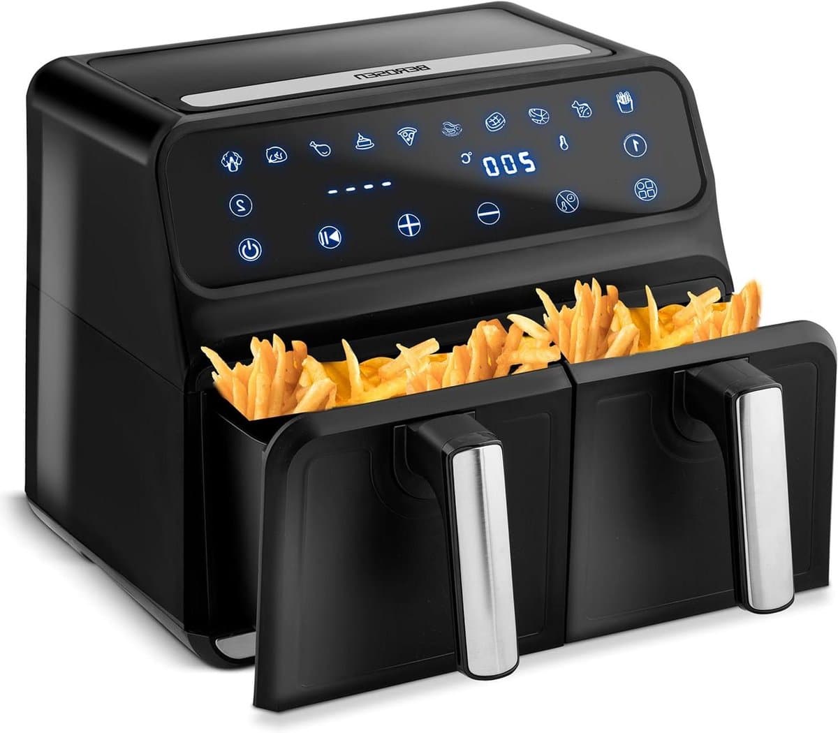 Airfryer - Heteluchtfriteuse - Gezond Frituren - Compact Design - 2.5 Liter - Zwart — afbeelding 1