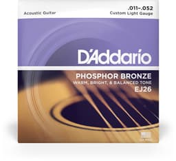 D'Addario EJ26 - Snarenset voor akoestische western gitaar .011-.052 — thumbnail 2