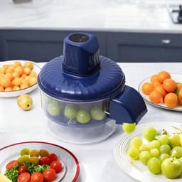 Elektrische Schilmachine - Keuken Gadget - Fruit Groente Schillen - Draadloze Mobiliteit - Grote Capaciteit - Zilver — thumbnail 4