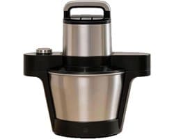 Keukenmachine - Kookstamper - Afrikaanse gerechten maken - 1000W Krachtige Motor - 6L Capaciteit - Zilver