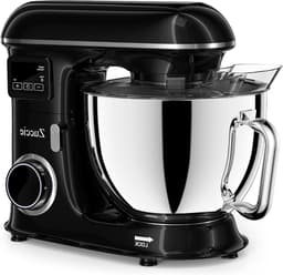 Keukenmachine Deegmachine - Mixer Kom - Bakken En Koken - Led Touchscreen Timer - 8 Liter Capaciteit - Zwart — thumbnail 1