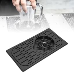 Bekerwasmachine Roestvrijstaal - Glazenspoeler Automatisch - Snel Bekers Reinigen - Hoge Waterdruk - 39x22.5x9.5 cm - Zwart — thumbnail 5