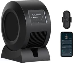 Cycplus F1 Cardio - Fitness Fan met Afstandbediening - Air Mover - Ventilator - met App - Vloerventilator - Hartmeter - Cycling fan - Fiets ventilator - Indoor — thumbnail 1