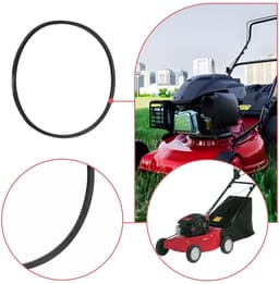 Dailygoods- Aandrijfriem V-riem vervangend onderdeel - Binnenomtrek 750 mm - Buitenomtrek 772 mm - Breedte 10 mm - Compatibel met MTD/Troy-Bilt - Rubber/vezelmaterialen - Grasmaaier Riem — thumbnail 3