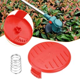 Dailygoods- Spoel Cover - 2 Stuks - Compatibel met Black & Decker - Vervangdeel 385022-03N - Veilig en Efficiënt - Geschikt voor Diverse Modellen - Trimmerdop — thumbnail 3