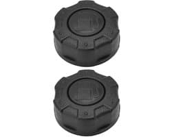 Dailygoods- Brandstoftankdop 2 Stuks - Vervangend Onderdeel - Compatibel met AL-KO Grasmaaier - Buitendiameter 58 mm - Binnendiameter 42,5 mm - Duurzame Constructie - Brandstofdop