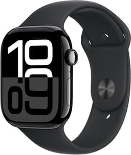 Apple Watch Series 10 - Wifi + 4G - 46mm - Zwarte Aluminium Case met Zwart Sportbandje - M/L — thumbnail 5
