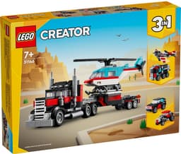 LEGO Creator 3-in-1 - Truck met helikopter Constructiespeelgoed — thumbnail 1