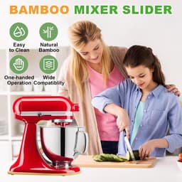 Mixer Mat - Apparaat Schuiver - Keuken Werkplek - Effortless Glide - 34 cm - Natuurlijk — thumbnail 4