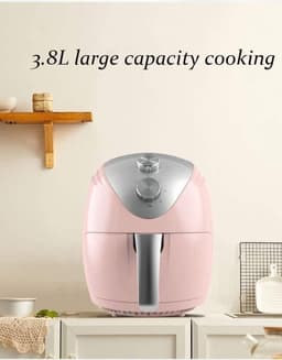 Hetelucht friteuse - Olievrije friteuse - Gezond koken - Snelle luchttechnologie - 3.5 liter - Groen — thumbnail 2
