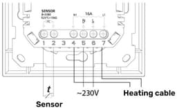 Elektronische thermostaat MST-9n Zwart, compatibel met twee maten (46×46 of 56×56 mm), Grand Meyer — thumbnail 4