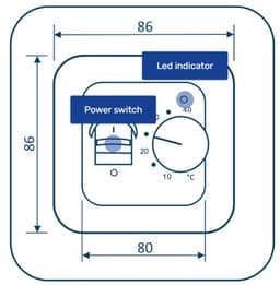 Elektronische thermostaat MST-10, 16A, 230 V — thumbnail 3