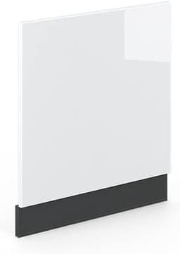 Vaatwasserpaneel 60 cm Hoogglans Wit/Antraciet voor Keukenmodule — thumbnail 1