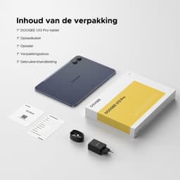 DOOGEE U13 Pro - Tablet - 36GB RAM (6+30GB) + 256GB ROM (2TB/TF) - 11000mAh/18W - 13,4 Inch FHD+ 120Hz IPS - Android 16 - T7300 - Dubbele luidsprekers - Wi-Fi 5 - Face ID - Bluetooth 5.4 — thumbnail 4