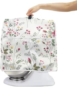 Mixer Cover - Stofkap Keukenapparaat - Keuken Opruimen - Met Handige Zakken - 6-8 Quarts - Wildbloemen — thumbnail 4