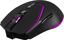 VX Gaming Phoenix - Gaming muis - Draadloze muis - Bluetooth - 2.4 Ghz - RGB - 4.800 DPI - 7 Knoppen - Zwart — thumbnail 2