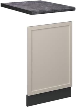 Vaatwasser Frontpaneel 45 cm Grijsbeige voor Inbouwkeuken — thumbnail 1