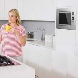Inbouwmagnetron Digitaal - Keukenoven Compact - Snel Koken - 8 Voorgeprogrammeerde Menu's - 20 Liter Inhoud - Staal Groen — thumbnail 4