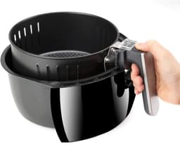 Digitale Airfryer - Heteluchtfriteuse - Gezond Frituren - 9 Voorgeprogrammeerde Menu's - 3.5 Liter - Zwart — thumbnail 5