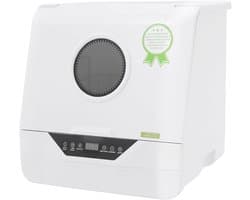 Tafelvaatwasser - Compacte vaatwasser - Keuken Gemak - Hoge Temperatuur Sterilisatie - Voor 2-5 personen - Wit
