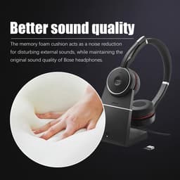 Oorkussens Geschikt voor Jabra Evolve 75 / 75+ / 75 UC / 75MS — thumbnail 5
